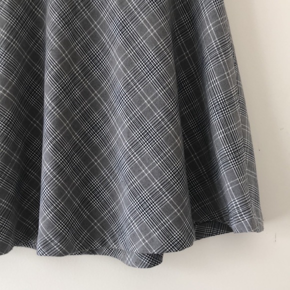 New Hanna Andersson glen plaid Prince of Wales checkered skater style midi skirt - Picture 3 of 11